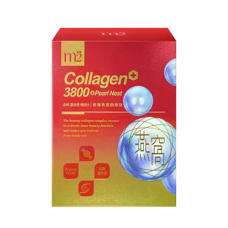 【M2 美度】珍珠燕窩超能膠原飲 8包/盒