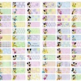彩色授權卡通姓名貼2.2*0.9公分(米奇305)