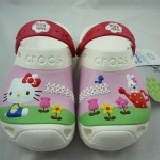 CROCS專櫃正品~新款KITTY小克洛洛超可愛的~合購價格500 CROCS KITTY 二代 特價：$380