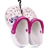 CROCS~蘋果KITTY貓~白 特價：$450