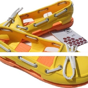 $小王子的店$2012夏季新款CROCS~ BEACH LINE BOAT 女式沙灘船鞋