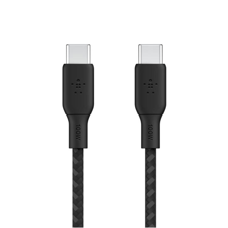 Belkin USB-C 2.0 100W傳輸線USB-C轉USB-C(3M) USB編織線