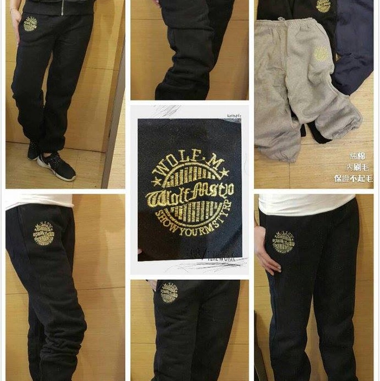 One size 女孩休閒縮口褲/棉褲