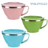 二重隔熱粉彩杯碗 這己是特價品 特價：$140