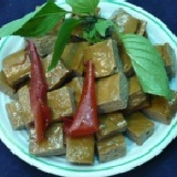 今日牛肉麵~~塔香豆干~~ 多了九層塔的香味 特價：$50