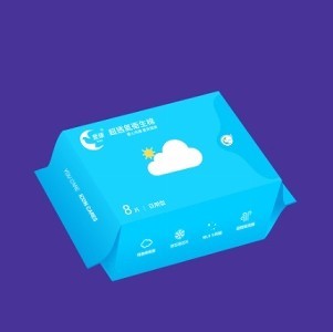 愛康天然環保抗菌衛生棉 - 日用 日用（藍）：24cm/8片 | [分享商店]