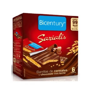 SARIALÍS®牛奶巧克力孅穀營養脆餅