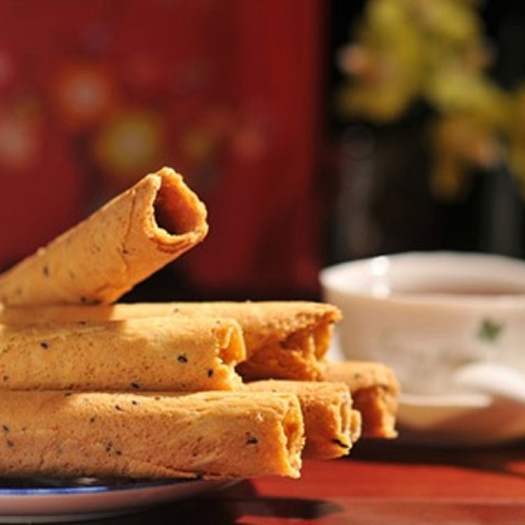 吉米鹿芝麻蛋捲16支