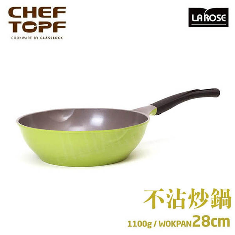 韓國 LA ROSE 玫瑰鍋 炒鍋不沾炒菜鍋 28cm | 水水媽咪 - Yah