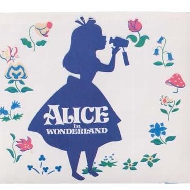 搶手最新款可愛迪士尼系列-愛麗絲環保收納袋