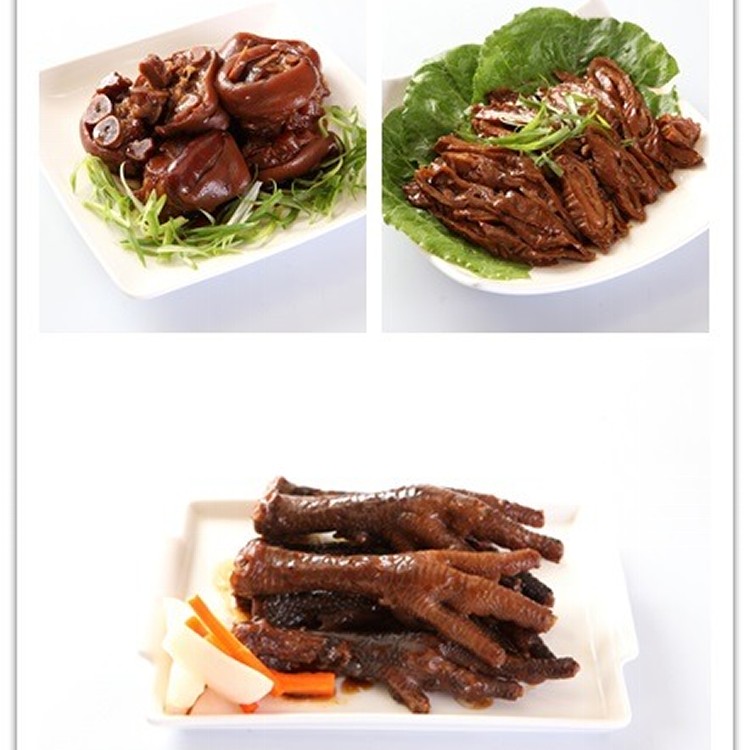 庶民滷三寶/招牌滷小三寶/(霸王雞腳3隻+大腸150G+豬腳300G)/真空包裝