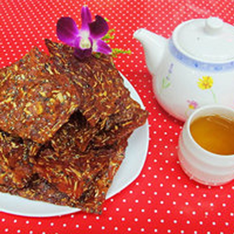 杏仁脆片肉乾-半斤