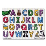 M&D 英文字母拼圖木玩