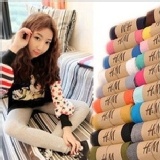 賣翻了-莫代爾棉糖果繽紛色內搭 九分褲