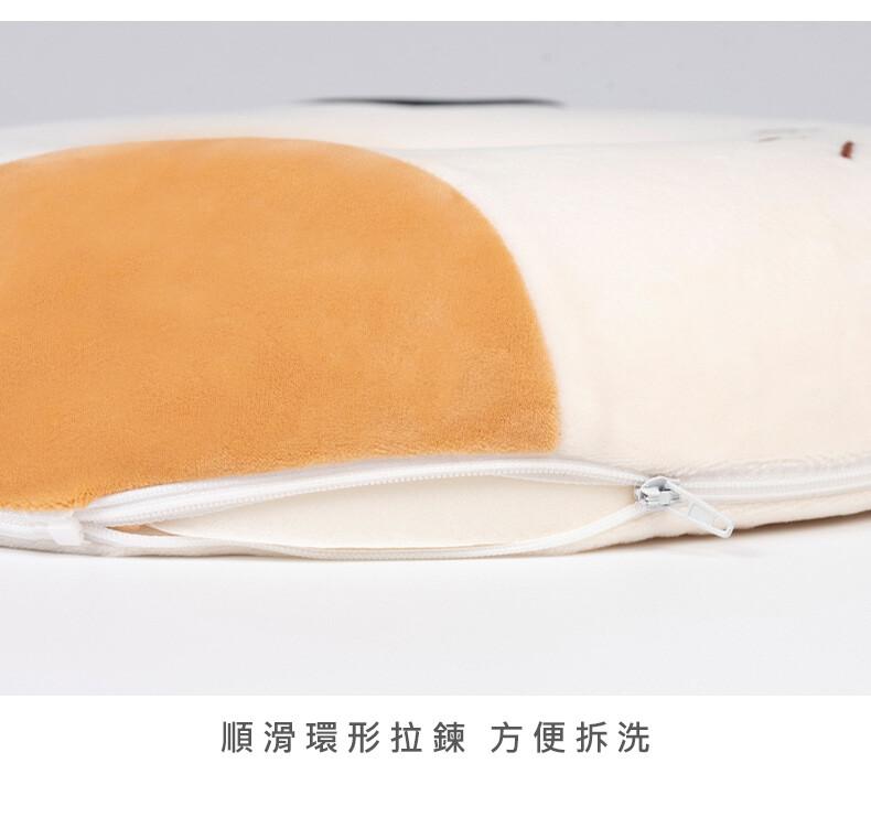 順滑環形拉鍊 方便拆洗。