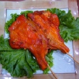 炭烤雞腿 獨家炭烤火燒烤 傳統魯味魯雞翅魯雞胗雞腳