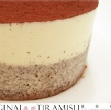 ※日式芝麻提拉米蘇【6吋厚版】※手工堅持原創美味※ 採義大利《葛巴倪Galbani瑪斯卡邦起司 》新鮮製作.滿滿芝麻香濃口感※需冷凍保存