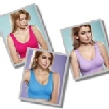 無鋼圈內衣3入/組~(藍玫紅紫)M 特價：$250