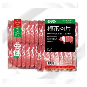 免運!【台糖肉品】梅花肉片(1.5kg/包)_國產豬肉無瘦肉精 1.5kg/包