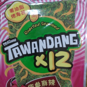 泰國小浣熊烤海苔-經典麻辣 素食可 特價：$100