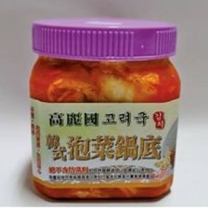 高麗國罐裝韓式泡菜鍋底(葷)600g