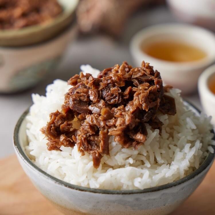 【李排骨酥】冠軍肉燥葷素(葷肉燥x2盒6包+素肉燥x1盒3包)