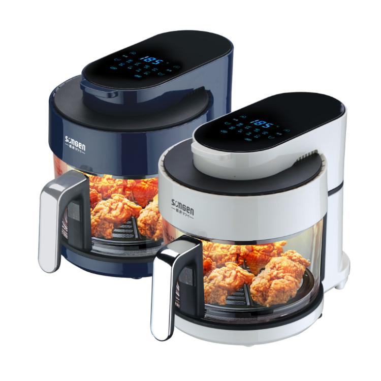 【SONGEN松井】日系3D熱旋晶鑽玻璃氣炸鍋/烤箱/烘烤爐SG-300AF