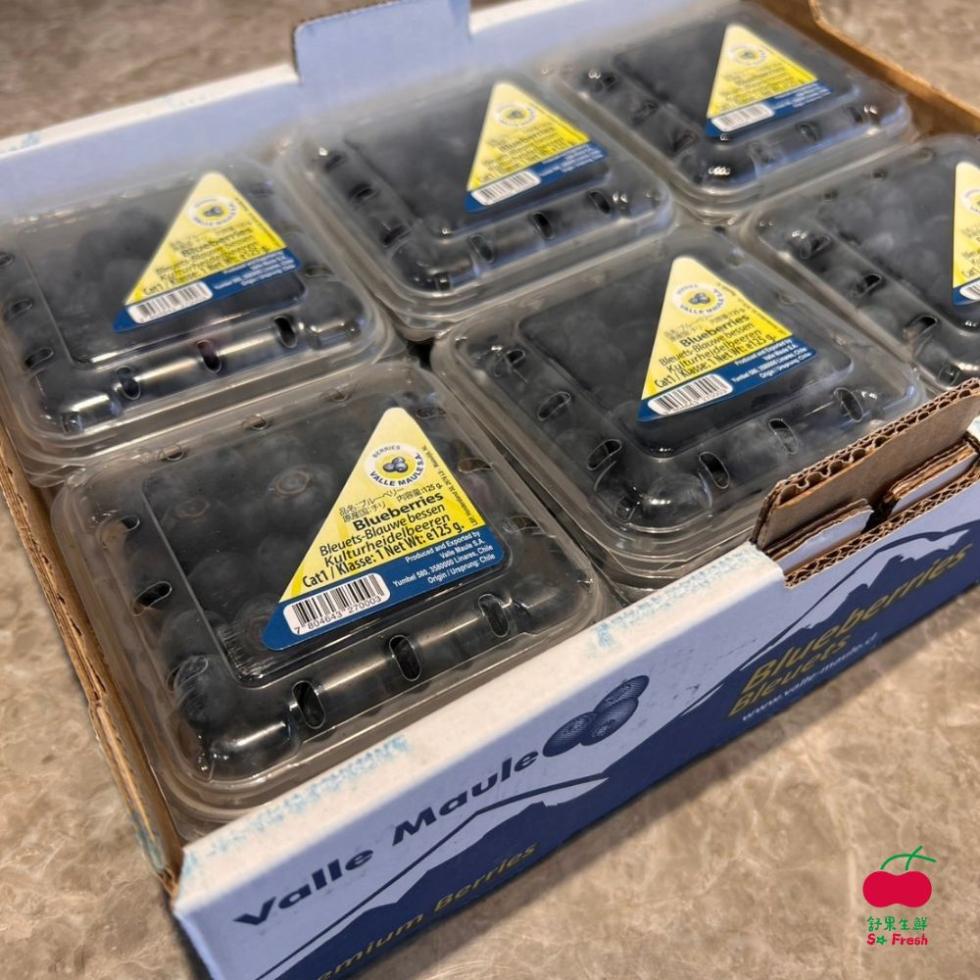 品名:ブルーベリ，内容量:125g，舒果生鮮。