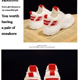 網红休閒夏季厚底透氣老爹潮鞋