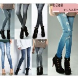 加絨加厚彷牛仔內褲九分褲 特價：$130