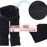 竹炭加厚打底褲 內理黑