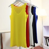 羅紋棉波浪彈力背心