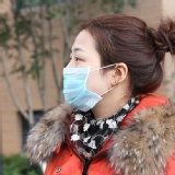 防菌防塵2層口罩藍色 50片OPP袋裝