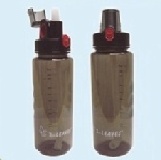 650 cc彈跳式掀蓋水壺 (黑色暗色身) 高24cm X 寬8cm 特價：$120