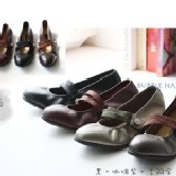 平底鞋-不思議小花鑽束帶平底鞋 特價：$730