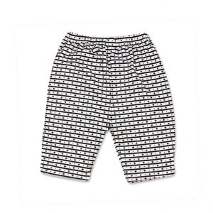 有機棉印花兒童休閒長褲 - 撲克牌