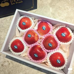 免運!【舒果SoFresh】紐西蘭Dazzle蘋果8入禮盒 約1.9kg/盒 (3盒24顆，每顆76.1元)