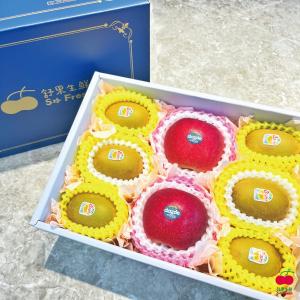 免運!【舒果SoFresh】紐西蘭黃金奇異果/紐西蘭Dazzle蘋果禮盒 約1.6kg/盒