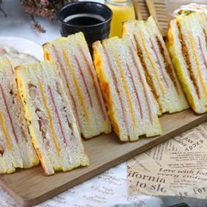 黃金厚燒焗烤三明治 1入