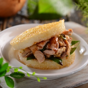 【喜生米漢堡】三杯雞米漢堡 特價：$161