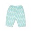 有機棉印花兒童休閒長褲 - 皇家兔