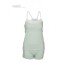 彈力有機棉細肩帶組 - 淺綠