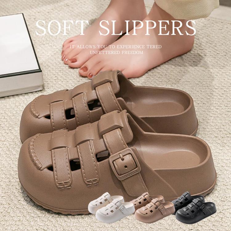 【CityStar】夏季女性防滑耐磨厚底洞洞鞋涼鞋(3色/35-40碼)