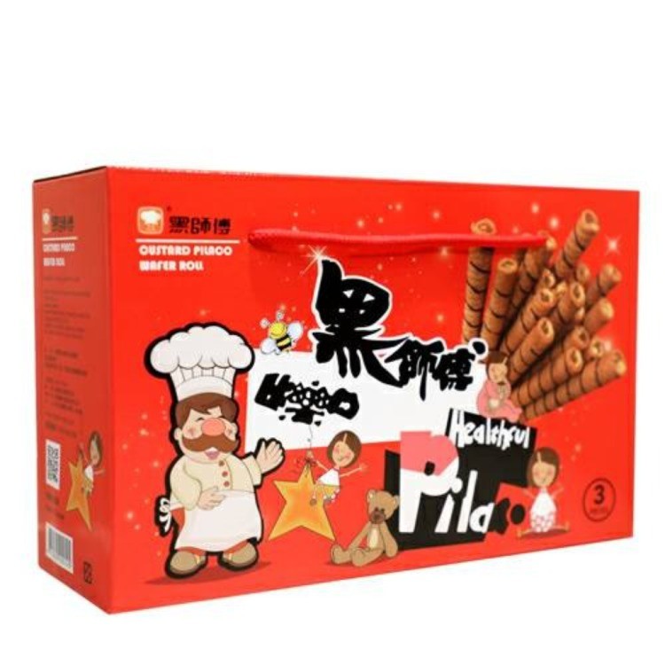 黑師傅捲心酥-禮盒組(3罐/盒)