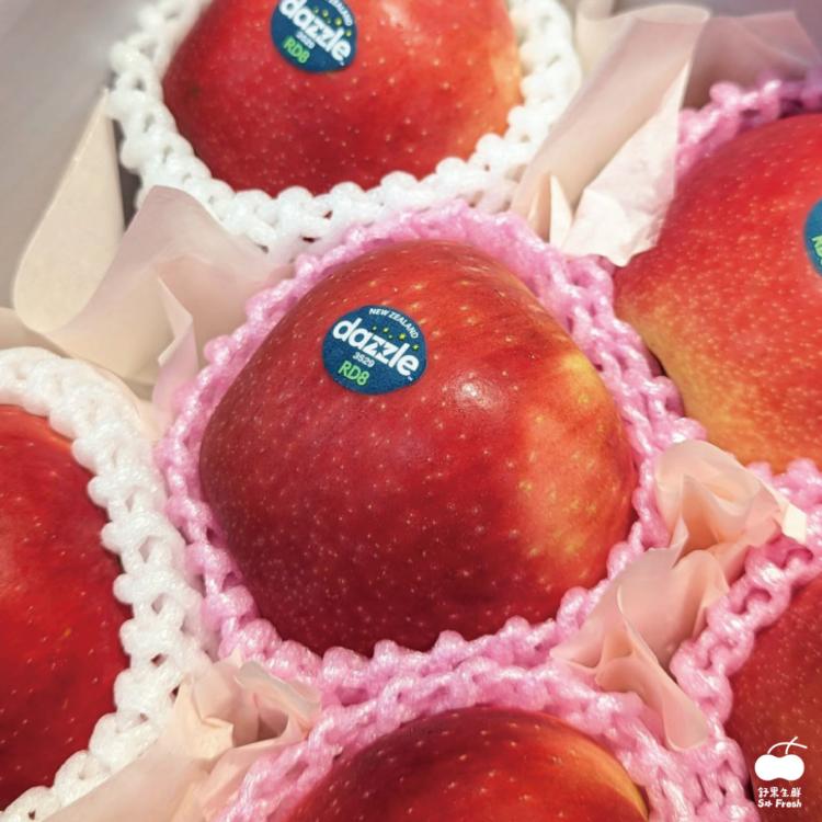 【舒果SoFresh】紐西蘭Dazzle耀眼之星/炫麗蘋果_8入禮盒