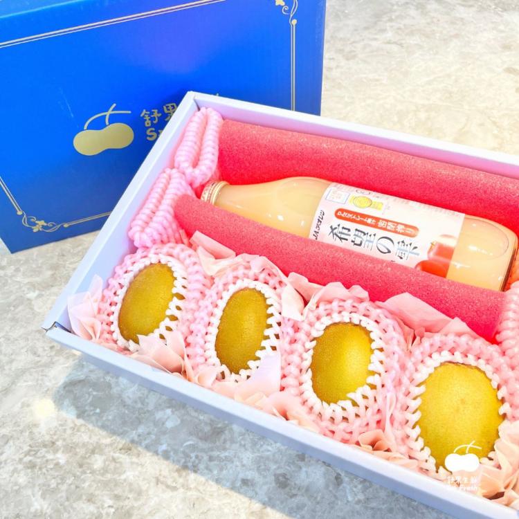 【舒果SoFresh】【果香端午】黃金奇蘋果汁禮盒(約1.5kg)