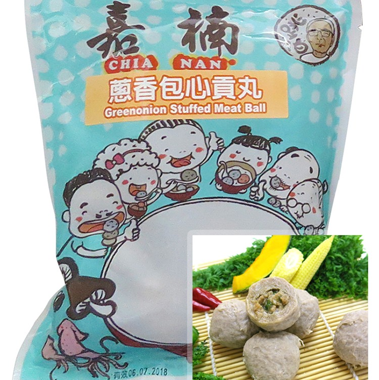 嘉楠跳伯 ◆ 蔥香包心貢丸 (300 公克)