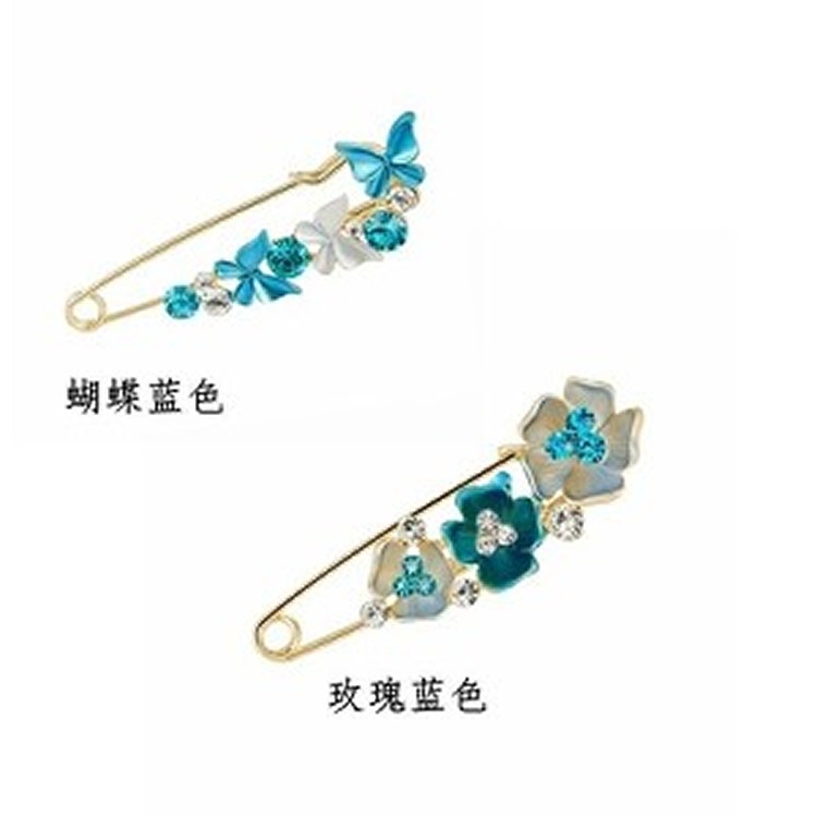 固定衣服防走光(蝴蝶蘭+玫瑰藍)