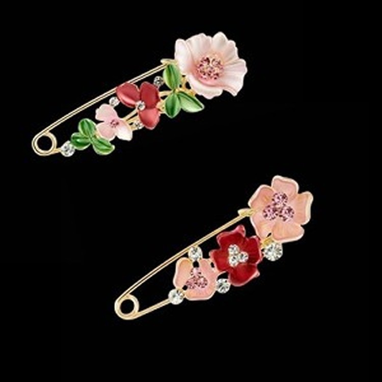 固定衣服防走光組(百合紅+鬱金香粉)