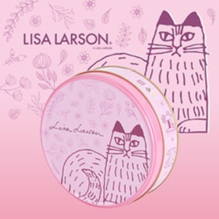 曲奇餅LisaLarson繽紛花罐-咖啡口味